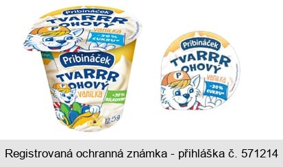 Pribináček TVARRR OHOVÝ P vanilka