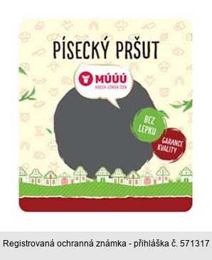 PÍSECKÝ PRŠUT MÚÚÚ KOUSEK JIŽNÍCH ČECH BEZ LEPKU GARANCE KVALITY