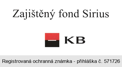 KB Zajištěný fond Sirius