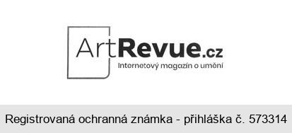 Art Revue.cz Internetový magazín o umění