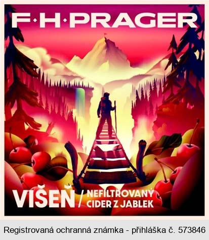 F.H.PRAGER VIŠEŇ NEFILTROVANÝ CIDER Z JABLEK