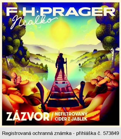 F.H.PRAGER nealko ZÁZVOR NEFILTROVANÝ CIDER Z JABLEK