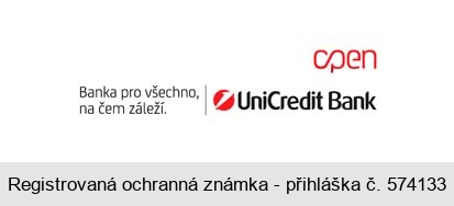 open Banka pro všechno, na čem záleží. UniCredit Bank