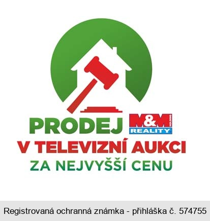 PRODEJ V TELEVIZNÍ AUKCI ZA NEJVYŠŠÍ CENU M&M REALITY HOLDING