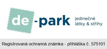 de-park jedinečné látky & střihy