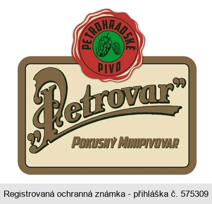 PETROHRADSKÉ PIVO "Petrovar" POKUSNÝ MINIPIVOVAR