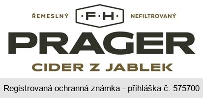 F.H.PRAGER ŘEMESLNÝ NEFILTROVANÝ CIDER Z JABLEK