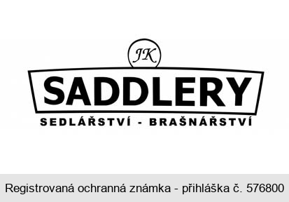 JK SADDLERY SEDLÁŘSTVÍ - BRAŠNÁŘSTVÍ