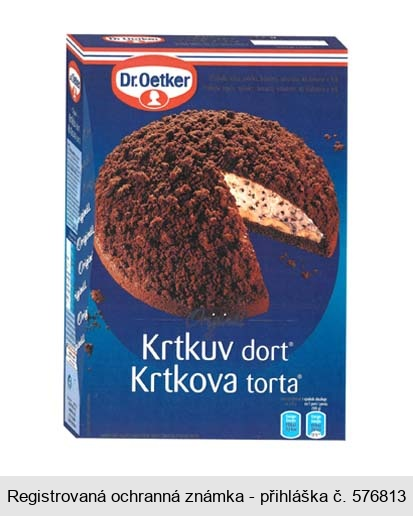 Originál Krtkův dort Krtkova torta dr. Oetker