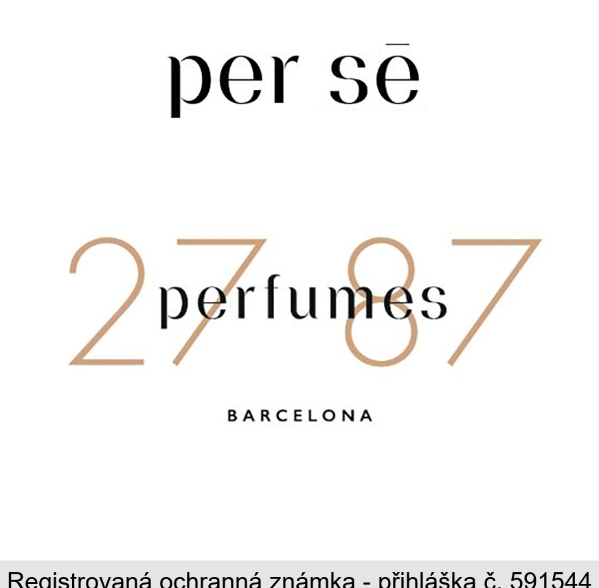 PER SÉ 27 87 PERFUMES BARCELONA