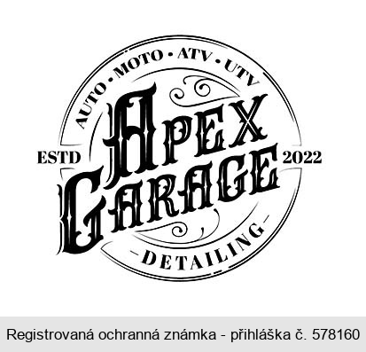 APEX GARAGE ESTD 2022 AUTO MOTO ATV UTV DETAILING