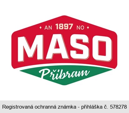 ANNO 1897 MASO Příbram