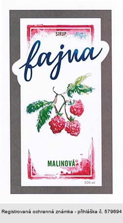 SIRUP fajna MALINOVÁ