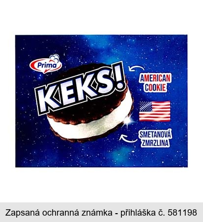 KEKS! AMERICAN COOKIE SMETANOVÁ ZMRZLINA Prima