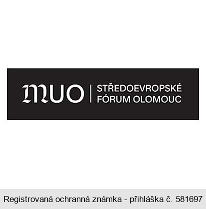 muo STŘEDOEVROPSKÉ FÓRUM OLOMOUC