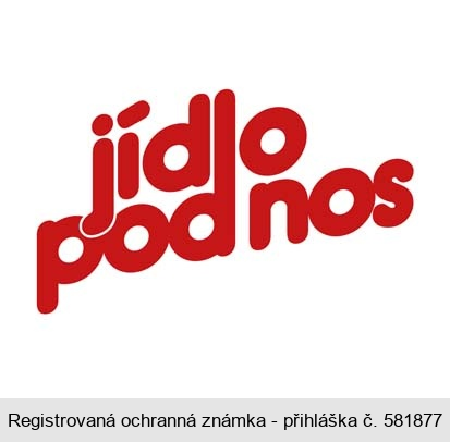 jídlo pod nos