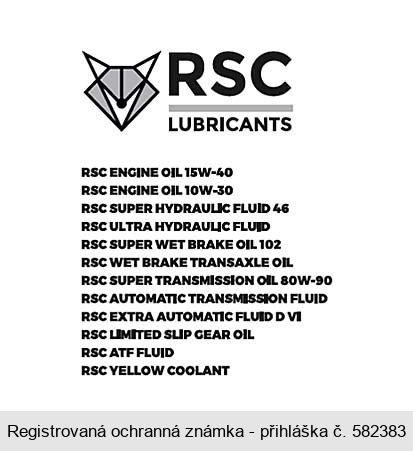 RSC LUBRICANTS