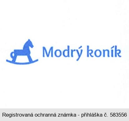 Modrý koník