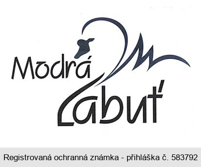 Modrá Labuť