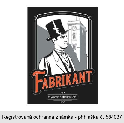 FABRIKANT Pivovar Fabrika 1861