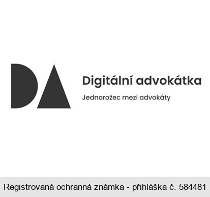 DA Digitální advokátka Jednorožec mezi advokáty