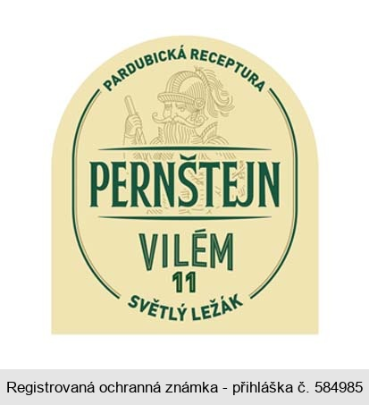 PARDUBICKÁ RECEPTURA PERNŠTEJN VILÉM 11 SVĚTLÝ LEŽÁK