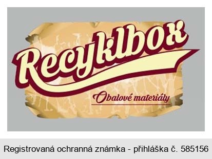 Recyklbox Obalové materiály