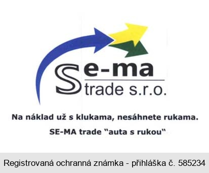 Se-ma trade s.r.o. Na náklad už s klukama, nesáhnete rukama. SE-MA trade "auta s rukou"