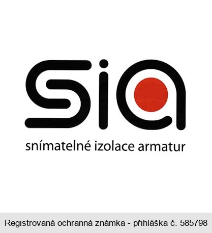 sia snímatelné izolace armatur