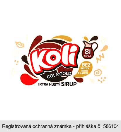 Koli COLA GOLD EXTRA HUSTÝ SIRUP