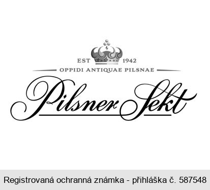 Pilsner Sekt EST 1942 OPPIDI ANTIQUAE PILSNAE