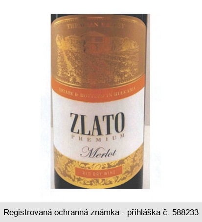 THRACIAN VALLEY ZLATO PREMIUM MERLOT