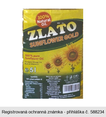 ZLATO SUNFLOWER GOLD