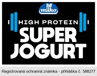 M milko HIGH PROTEIN SUPER JOGURT