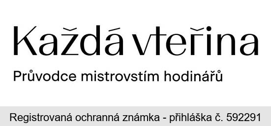 Každá vteřina Průvodce mistrovstvím hodinářů