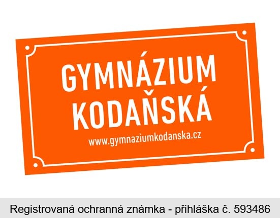 GYMNÁZIUM KODAŇSKÁ www.gymnaziumkodanska.cz