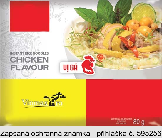 INSTANT RICE NOODLES CHICKEN FLAVOUR VI GA Vinmax Pro