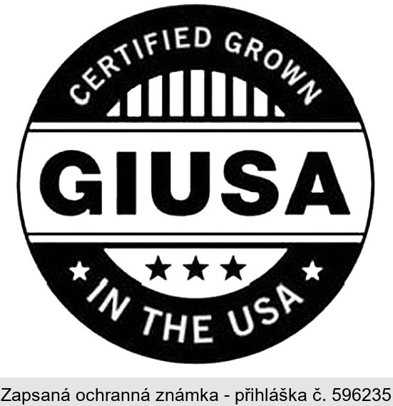 CERTIFIED GROWN GIUSA IN THE USA