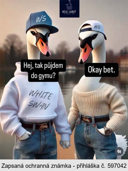 Hej, tak půjdem do gymu? Okay bet. BÍLÁ LABUŤ OBCHODNÍ DŮM WS WHITE SWAN