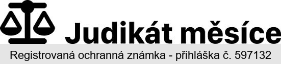 Judikát měsíce