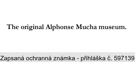 The original Alphonse Mucha museum.