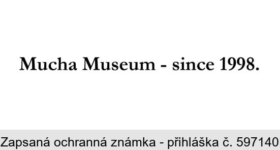 Mucha Museum - since 1998.
