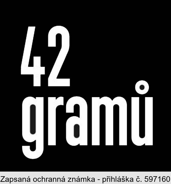 42 gramů