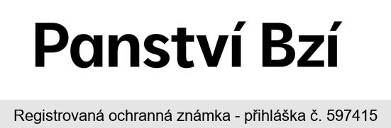 Panství Bzí