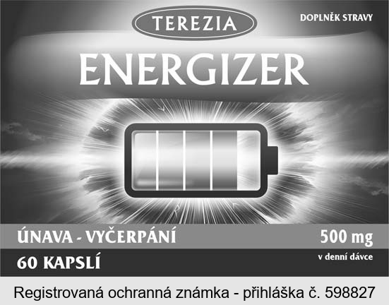 TEREZIA ENERGIZER DOPLNĚK STRAVY ÚNAVA - VYČERPÁNÍ 60 KAPSLÍ