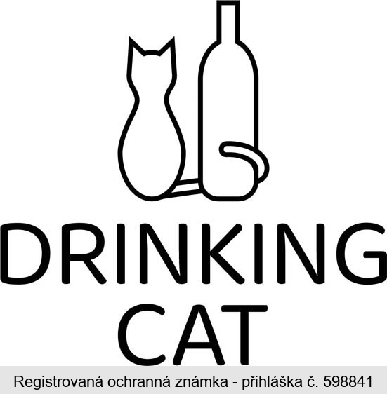 DRINKING CAT
