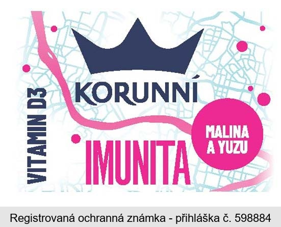KORUNNÍ IMUNITA VITAMIN D3 MALINA A YUZU
