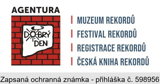 AGENTURA DOBRÝ DEN MUZEUM REKORDŮ FESTIVAL REKORDŮ REGISTRACE REKORDŮ ČESKÁ KNIHA REKORDŮ