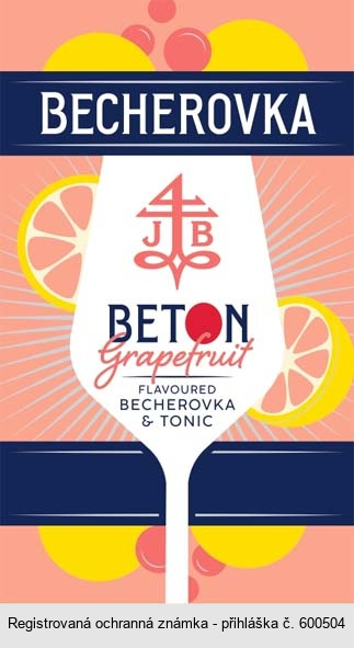 JB BETON GRAPEFRUIT FLAVOURED BECHEROVKA AND TONIC