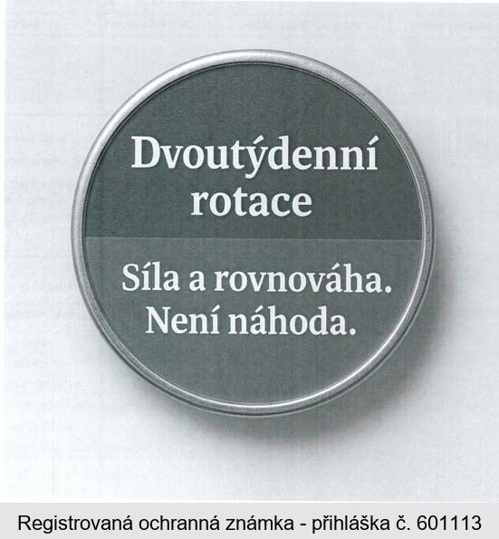 Dvoutýdenní rotace Síla a rovnováha. Není náhoda.